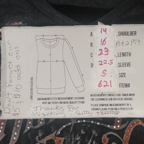 Harley Davidson Motorcycle Women's Long Sleeve Shirt size S Gray and Orange Gems - Picture 12 of 12